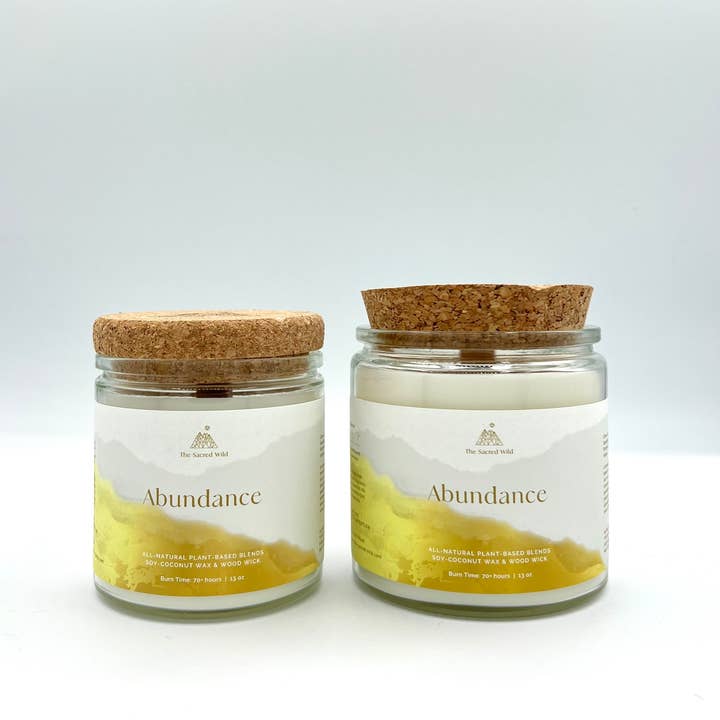 The Sacred Wild Candle Co - Wholesale Pot/gevulde kaars - Overvloed intentie kaars2