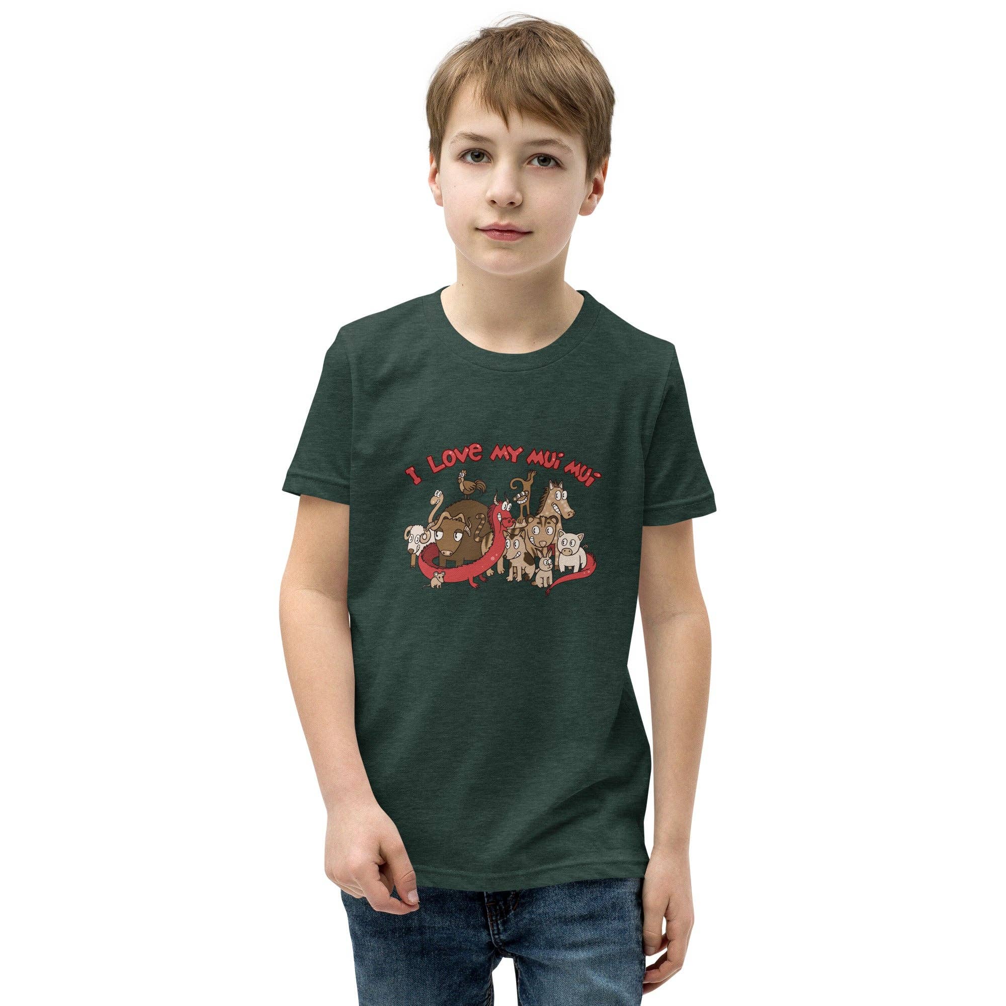 1st Generation SF - Wholesale Screen Printed T-Shirt - Kids - Youth- I Love My Mui Mui18