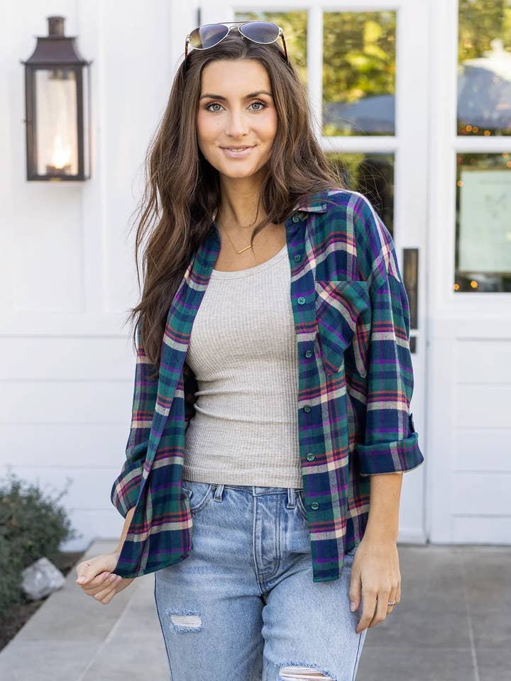 Hip Length Brami Tank in Heathered Oatmeal for wholesale on Faire1