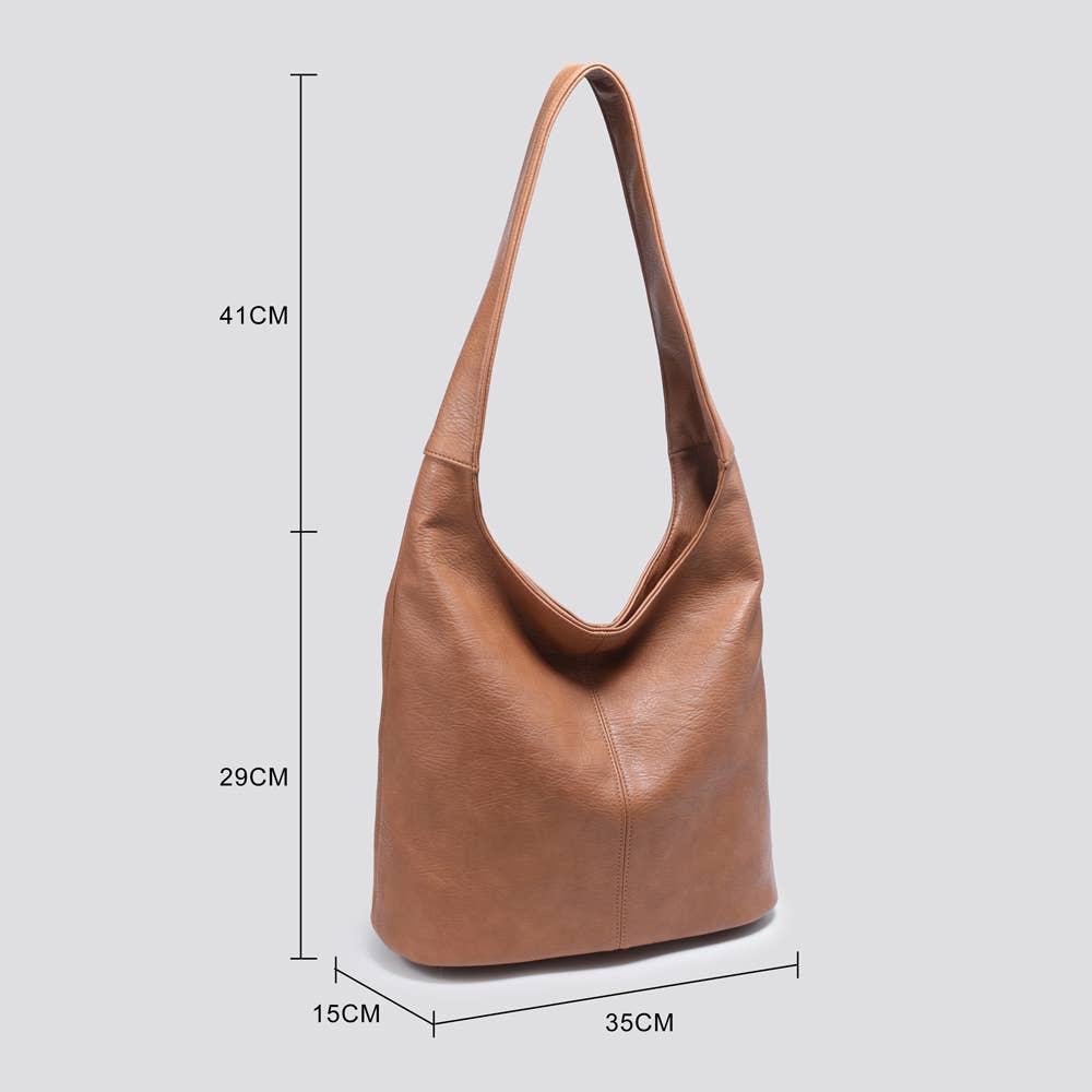 House of Milano - Wholesale Schoudertas - Dames - 25055 Imitatie Leren Hobo Tas3