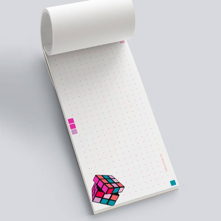 Bloc format DIN long - style néon - cube pour la vente par nobis design