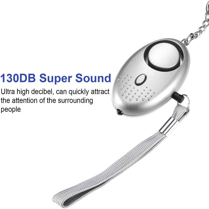 Infinite Basics - Wholesale Keychain – Unisex - 2-Pack Personal Security Alarm Keychain with LED Light4