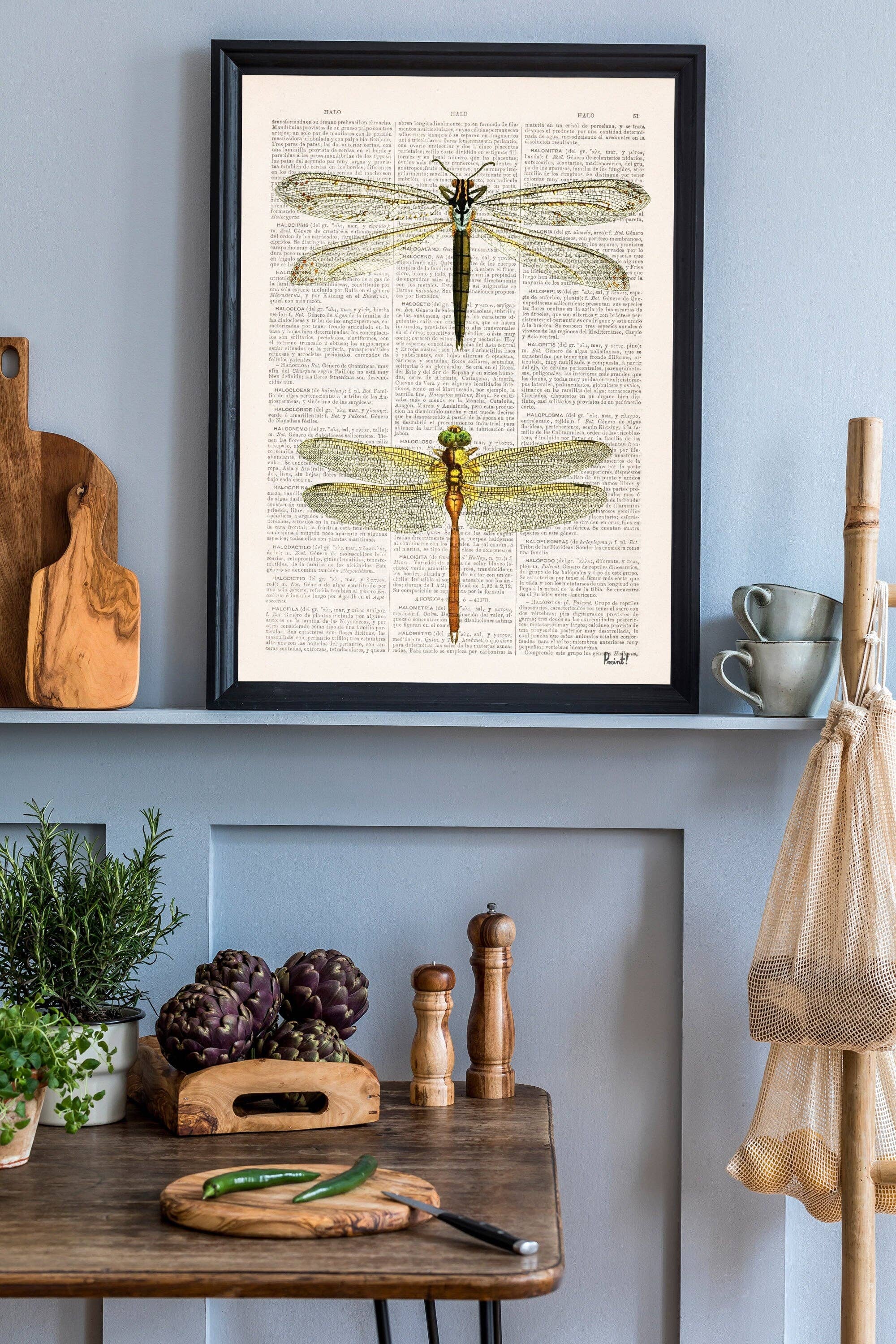 PRRINT! - Wholesale Art Print - Dragonflies wall art2