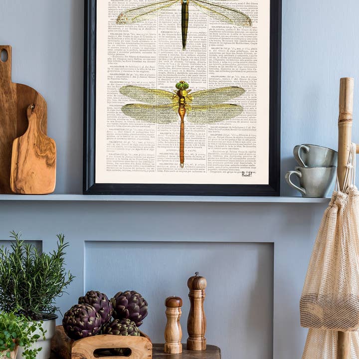 PRRINT! - Wholesale Art Print - Dragonflies wall art2