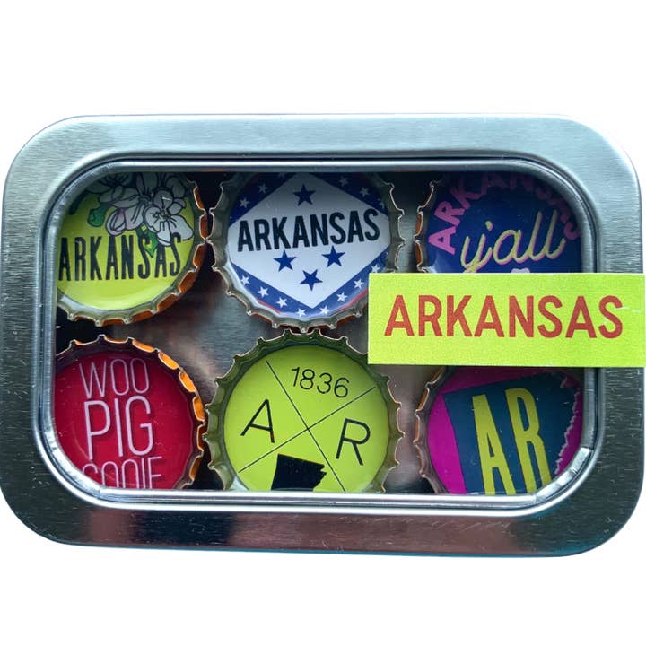 Arkansas Magnets - Handmade & Eco-friendly for wholesale by Kate's Magnets