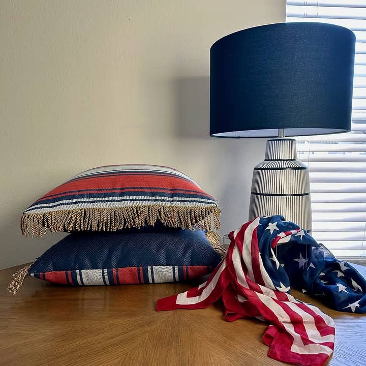 American Prosperity Pillow - America 250 licensee - Wholesale Throw/Decorative Pillow - Liberty Lux American Prosperity Indoor/Outdoor Pillow2