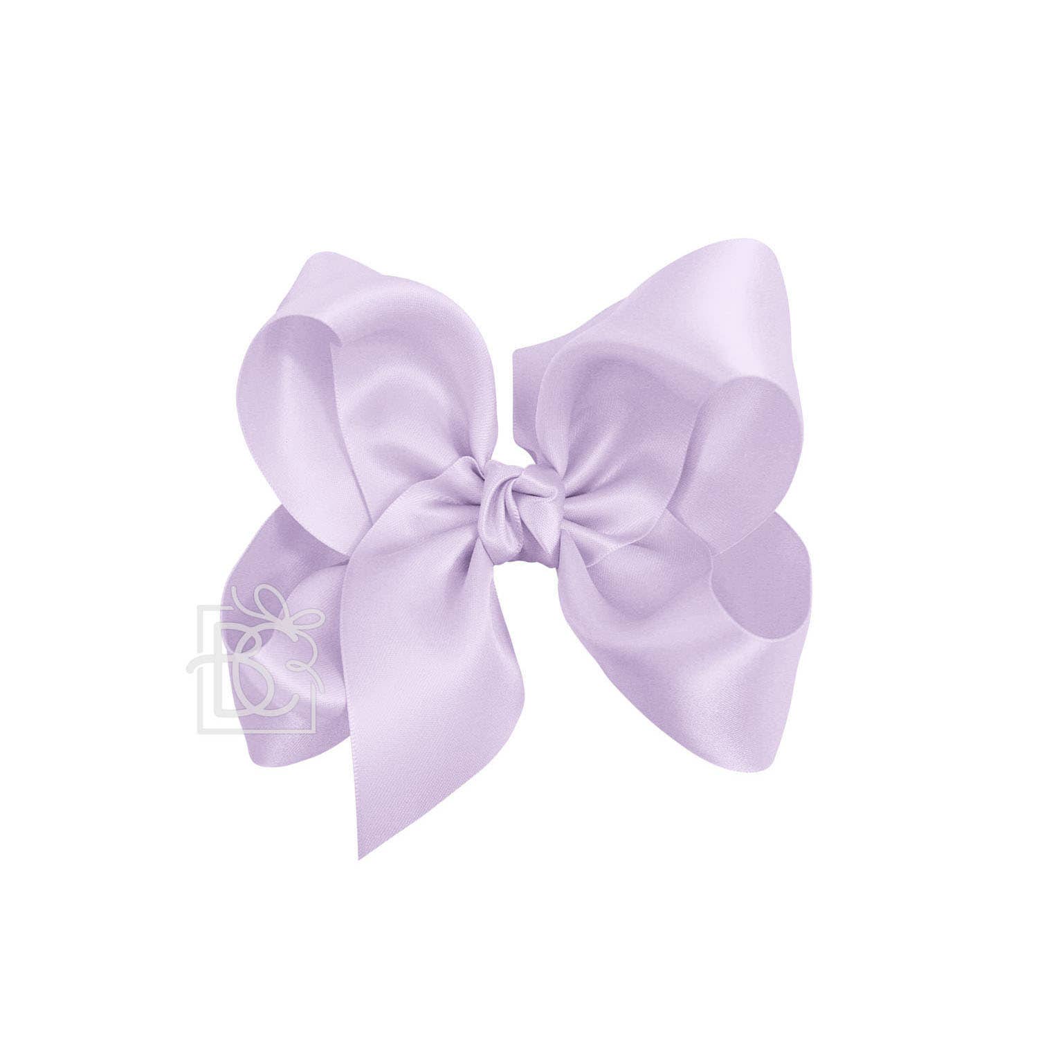 Beyond Creations, LLC - Wholesale Hair Bow - Kids - SATIN BOW ON CLIP119