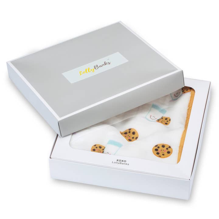 LollyBanks - Wholesale Quilt - Kids & Baby - You Complete Me - Bamboo Milk and Cookies Baby Blanket1