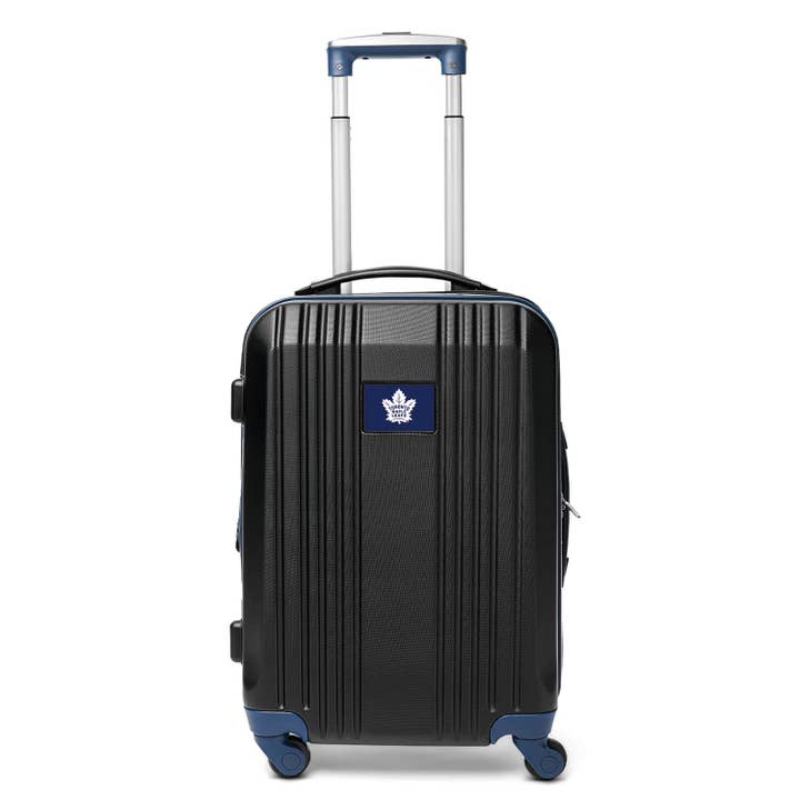 NHL Toronto Maple Leafs 21" Carry-On Hardcase 2-Tone Spinner for wholesale by Mojo Licensing