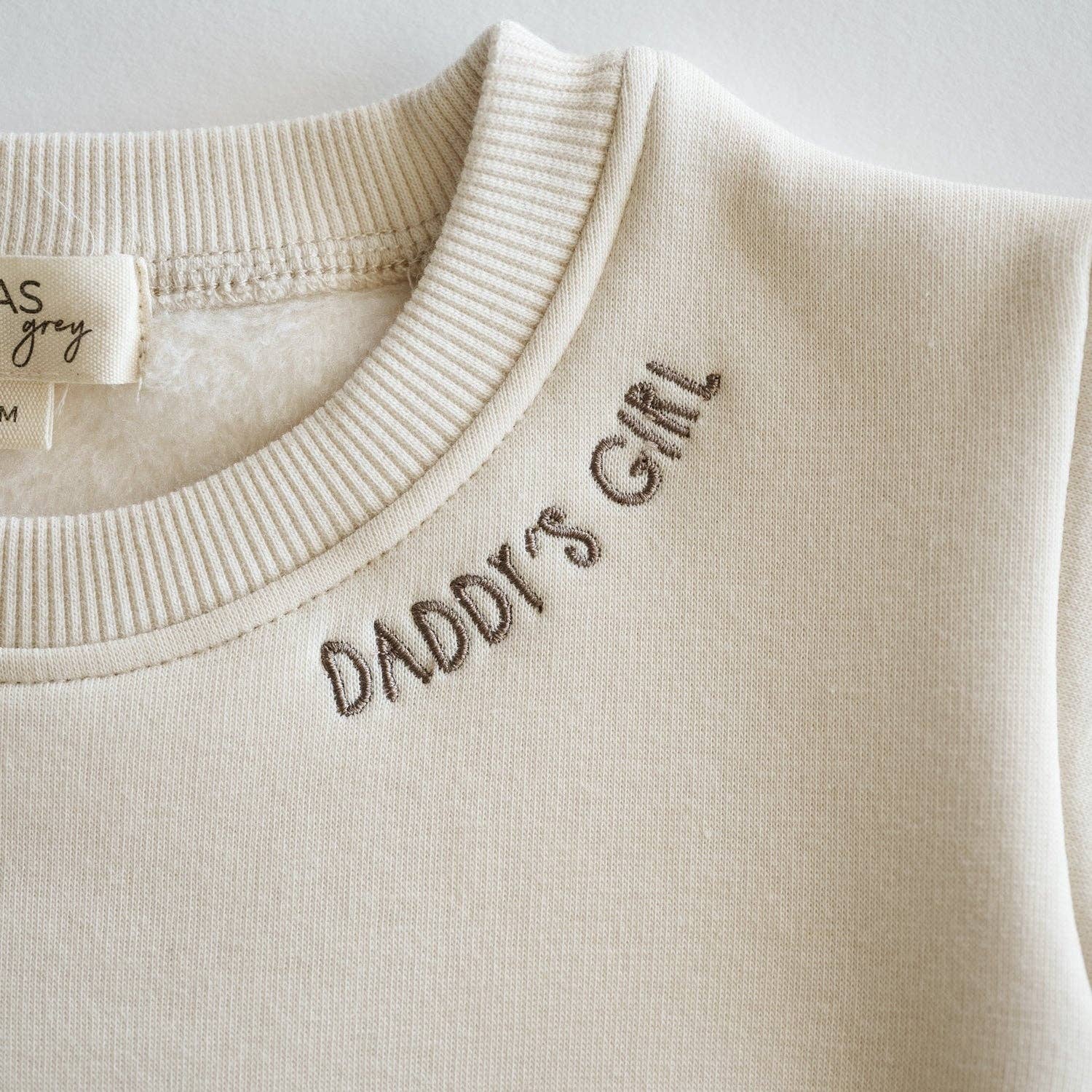 Atlas Grey - Wholesale Sweatshirt - Baby - Daddy's Girl/Dad's Dude Crewneck0