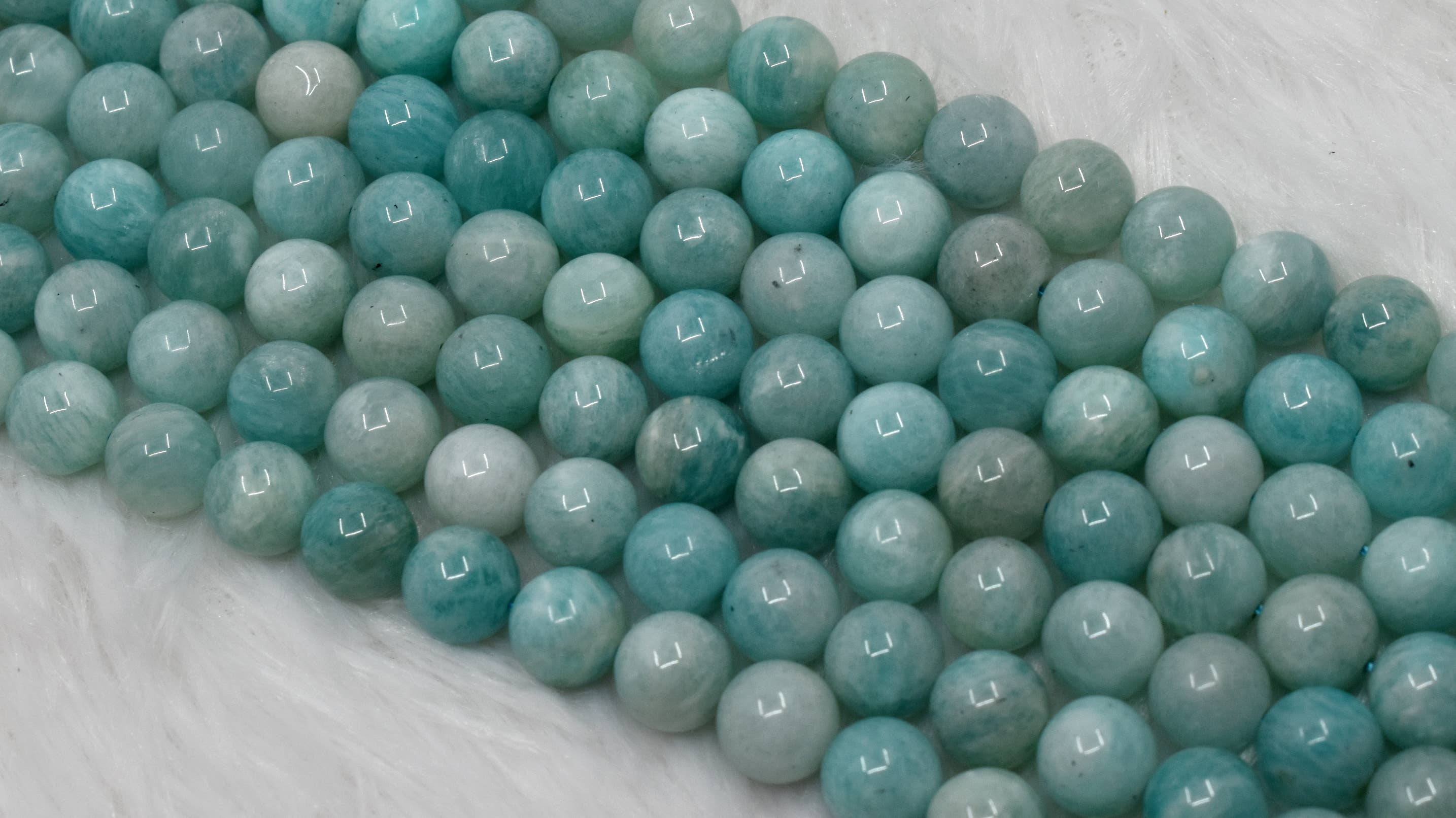 AK Healing Crystals - Wholesale Beads - Amazonite Round Beads, Crystal Bead Jewelry 6,8,10mm0