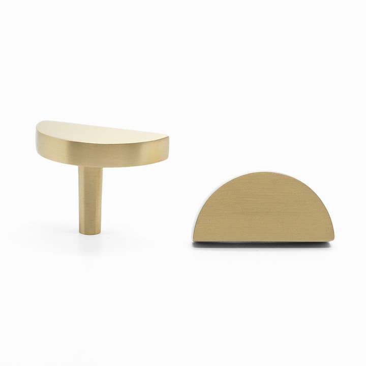 Pomello per armadietto a mezza luna per la vendita all'ingrosso da parte di Hapny Home