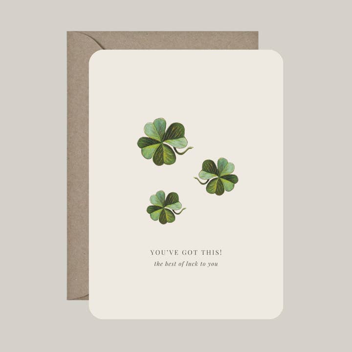 Cartão com envelope | você consegue - boa sorte para você por atacado de De Papierboetiek