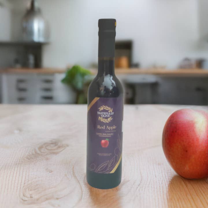 Red Apple Dark Balsamic Vinegar for wholesale by Tastefully Olive
