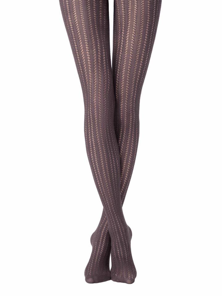luzy - Wholesale Tights - Women's - Warm lace tights with 3D effect - Fashion Fantasy4