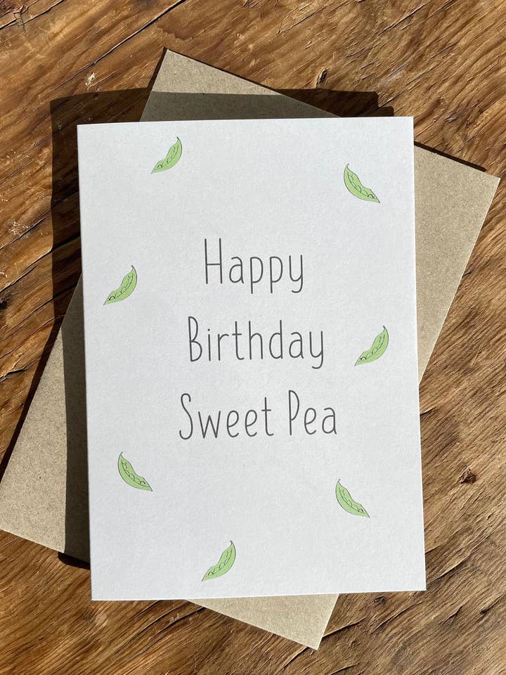 Alles Gute zum Geburtstag, süße Erbse. für den Großhandel von To & From Cards