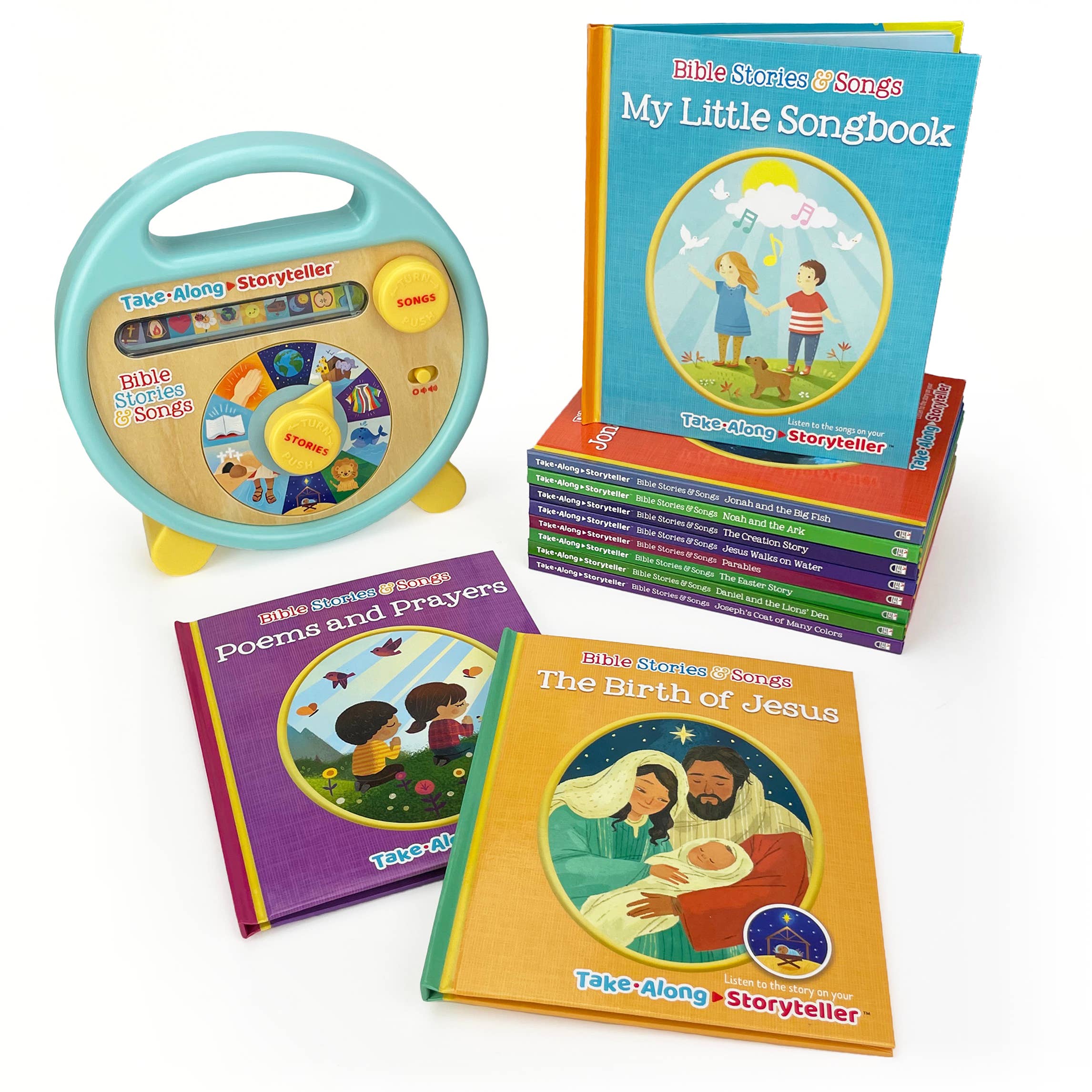 Cottage Door Press - Vente Livre pour enfants de maternelle (de 3 à 5 ans) - Ensemble d'histoires et de chansons bibliques avec lecteur de musique et livre de conteurs5