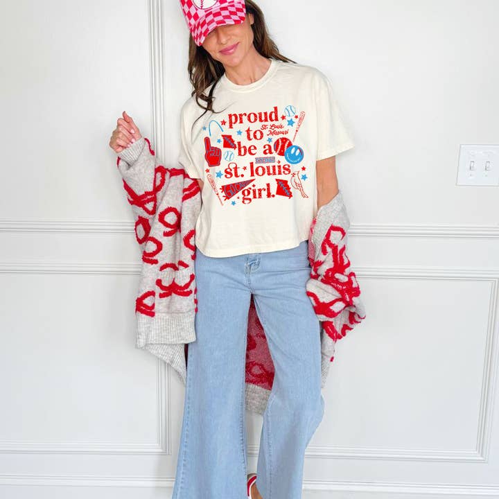 Proud to be a St. Louis Girl Tee for wholesale by Poppy & Pine