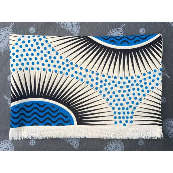 Cressida Bell - Wholesale Scarf – Unisex - Eclipse Blue Silk Scarf
3