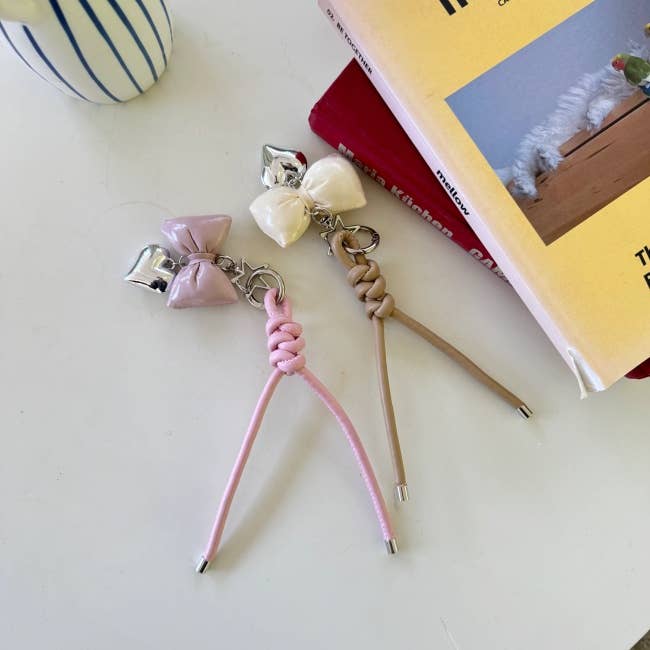 MOND HAUS - Wholesale Keychain - Unisex - Calix Keychain | PU leather rope braided kitschy Ribboncharm2