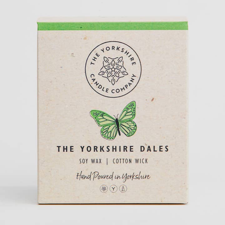 The Yorkshire Dales Glass Tumbler | Scented Candle Soy Wax for wholesale by The Yorkshire Candle Company Limited