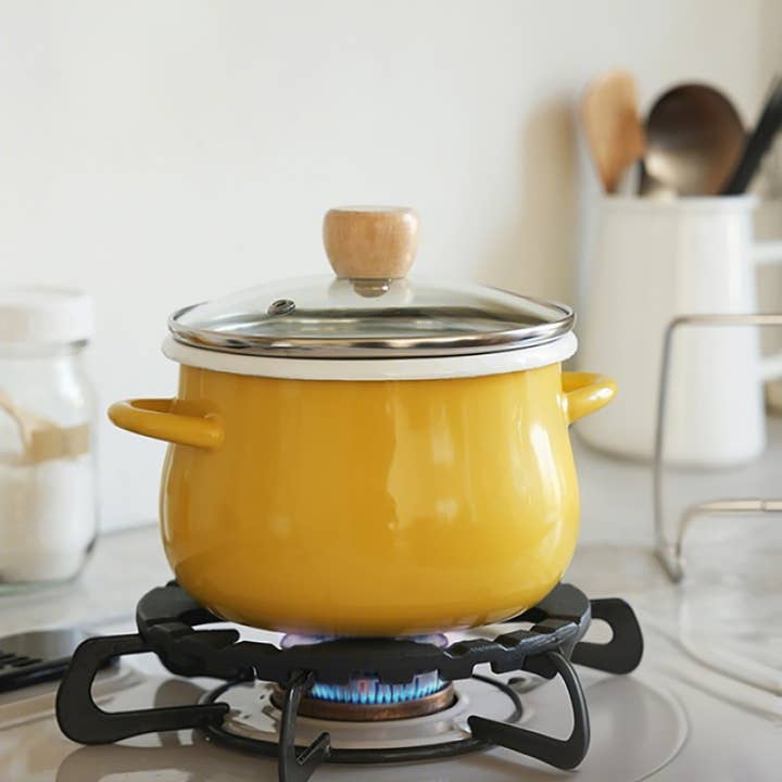 Shimoyama enamel pot with two handles and other Purchase Wholesale pote suppen. Free Returns & Net 60 Terms on Faire trending on Faire.