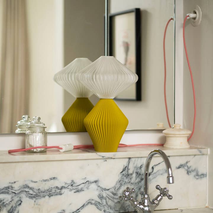 Atelier mahd - Wholesale Accent/desk lamp - Eco-Responsible Lamp Marie-Lee - Light Green Army5