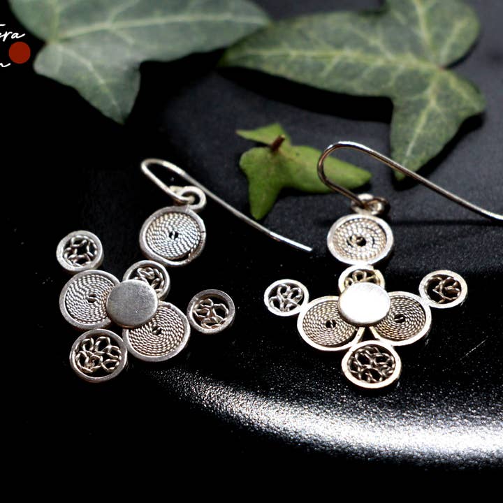 “Tikal” earrings for wholesale by Etcaetera Création