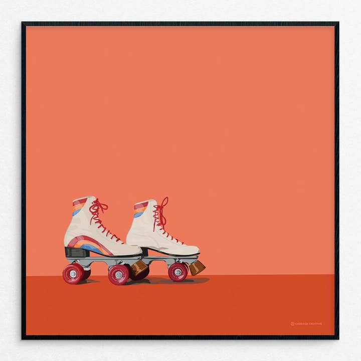Roller Skates print for wholesale by Tim Kapustka