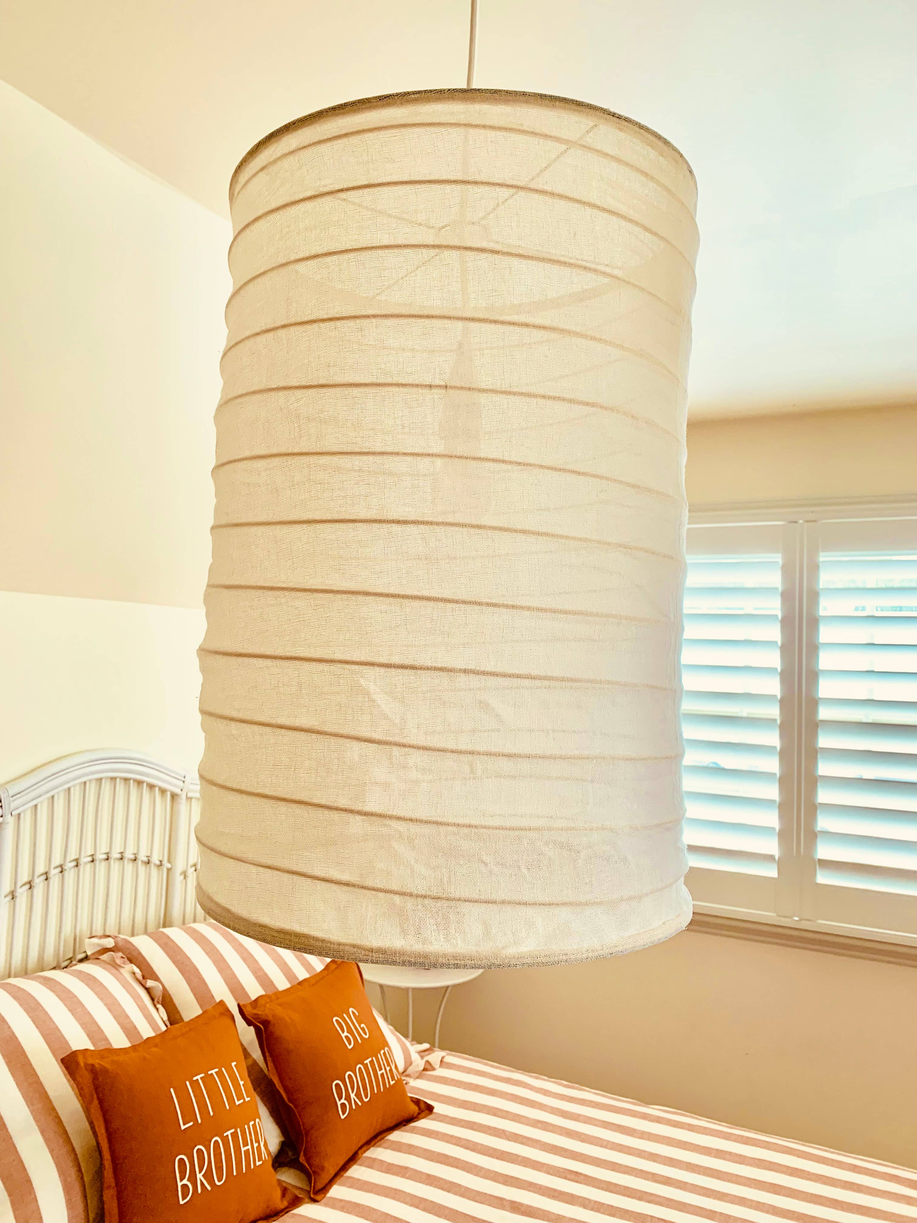 Little Nordic Sol - Wholesale Lampshade - Organic Cotton Light Shade Flue Warm White 55cm2