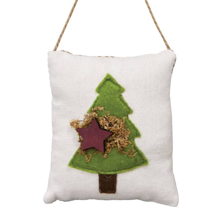 The Hearthside Collection - Wholesale Ornament - Christmas Tree Pillow Ornament
