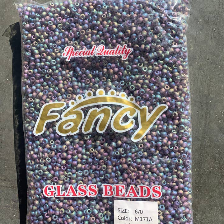 MaddieMayShop - Wholesale Beads - 6/0 Seed Beads, Seed Beads Bulk, Frost Glass Beads 450 Grams2