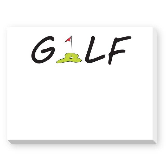 GOLF DITTIE NOTEPAD for wholesale by Donovan Designs
