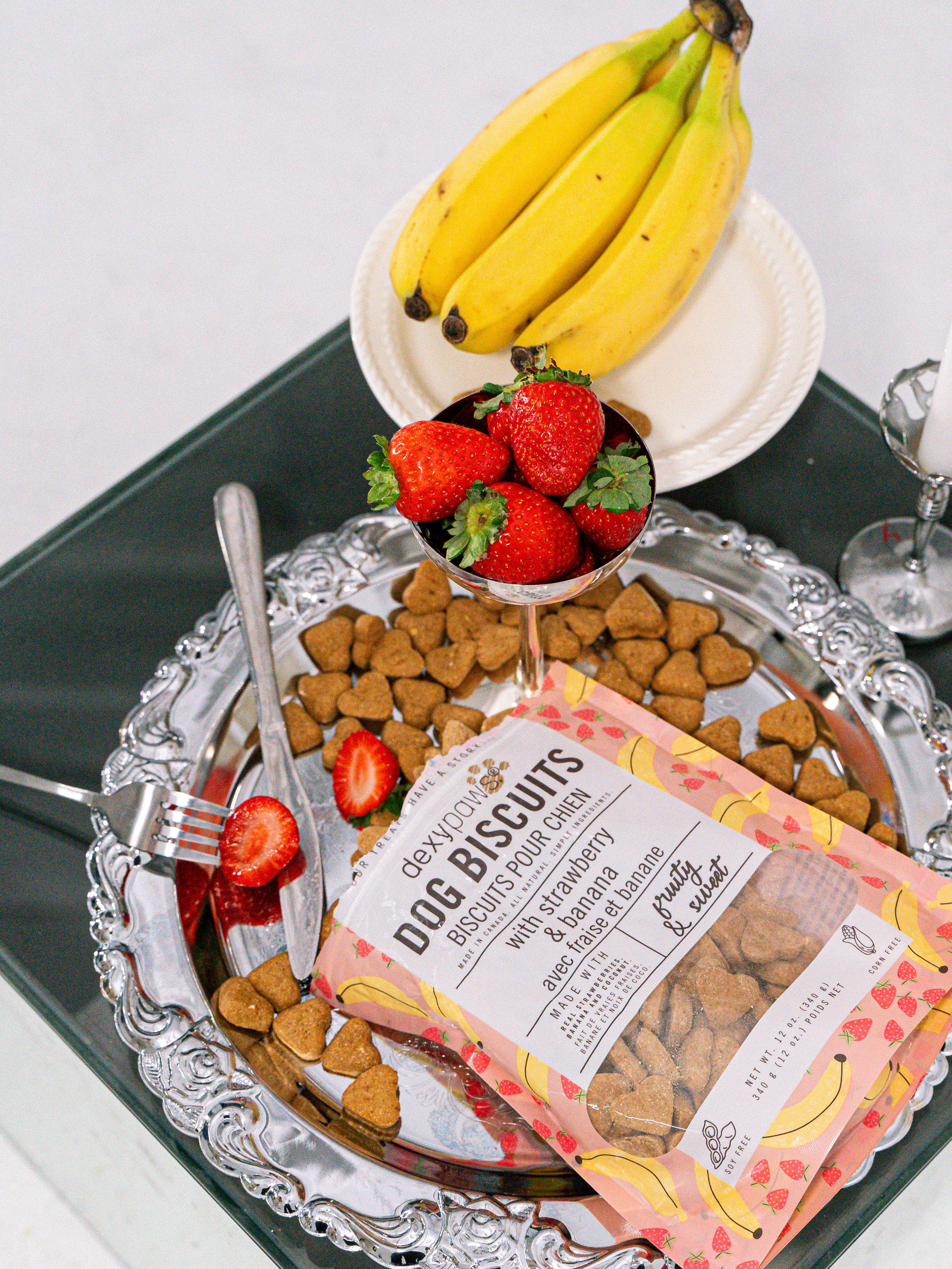 dexypaws - Wholesale Hondenkoekjes - Hond - Hondensnacks met aardbei, banaan en kokos3