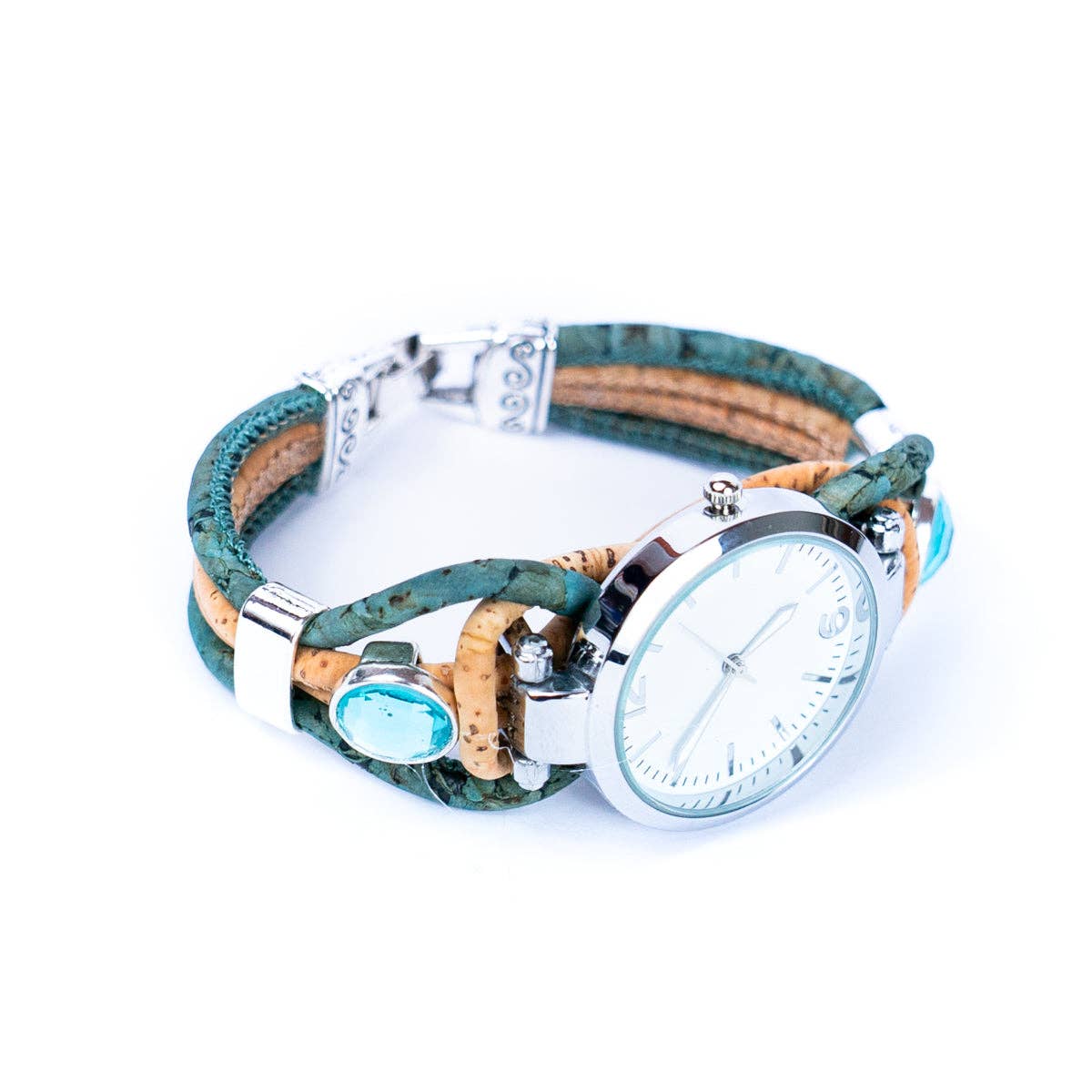 Meninas Bonitas Cork – wholesale Armbandsur - Dam – Handgjord klocka i kork WA-2945