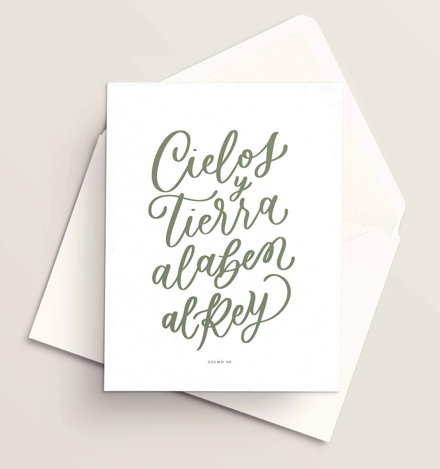 Vivi Furlong - Wholesale Christmas Card - Let Heaven and Nature sing (Psalm 98) Christmas greeting card | Christian greeting card | Hand-made greeting card | Holiday greeting card | Christmas cards | Christmas 2025 | Faith-based 2