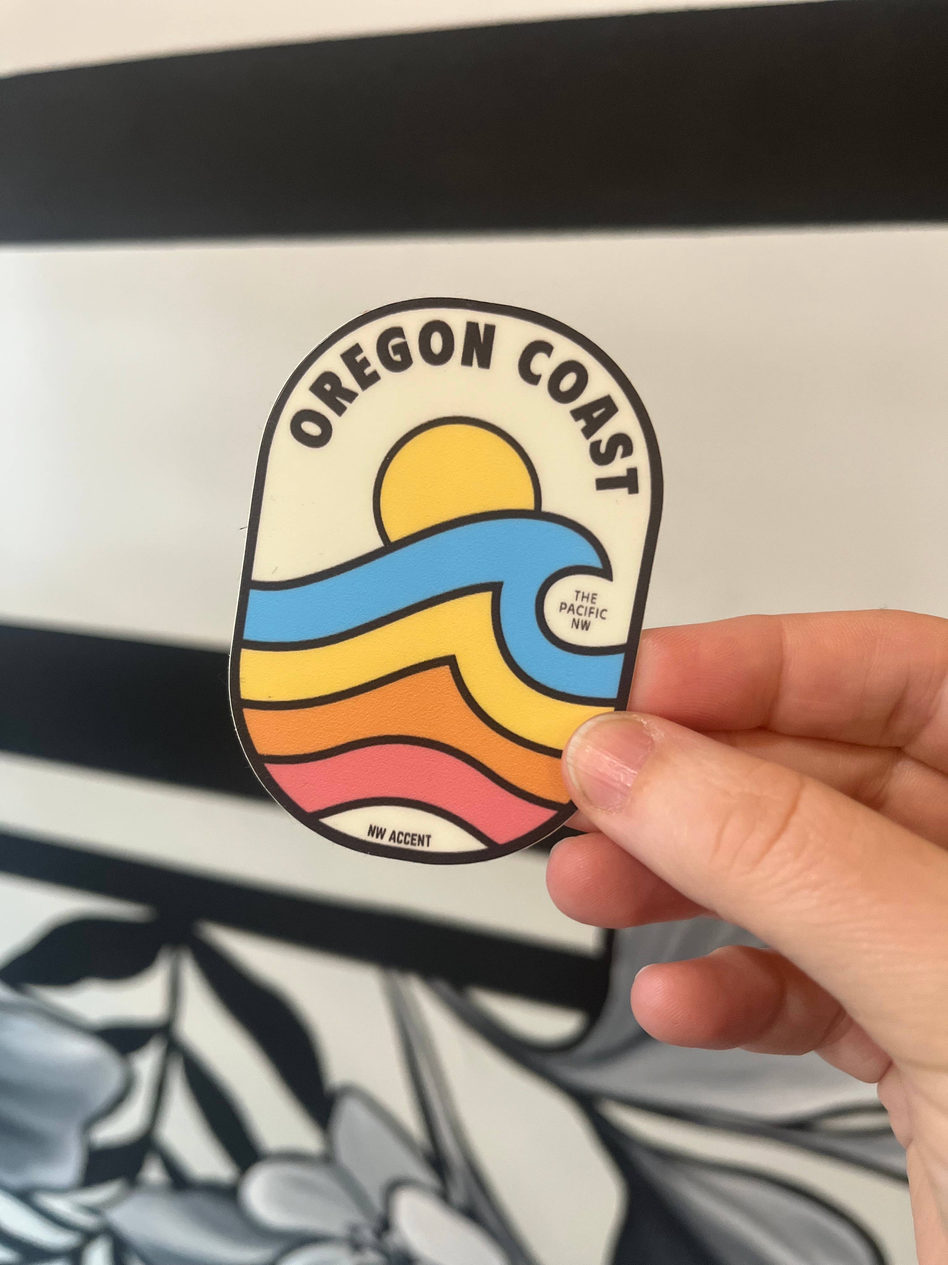NW Accent - Wholesale Sticker - Oregon Coast Sticker2
