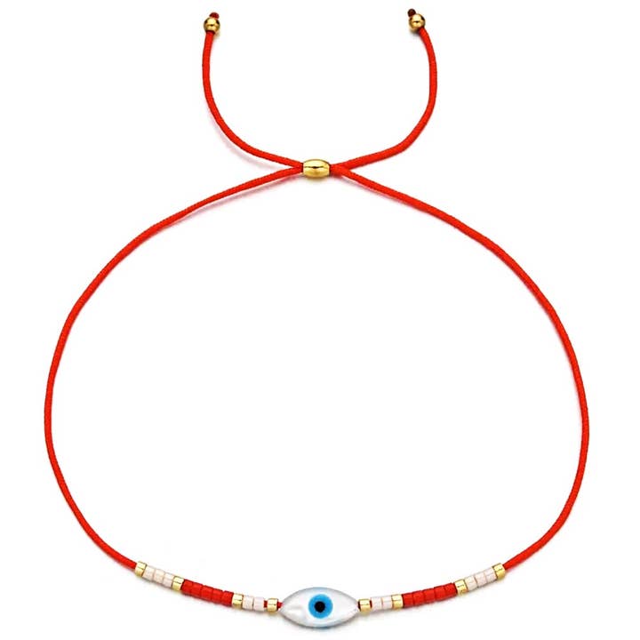 KIKICHIC - Wholesale Charm/Dangle Bracelet - Evil Eye Good Luck String Bracelet