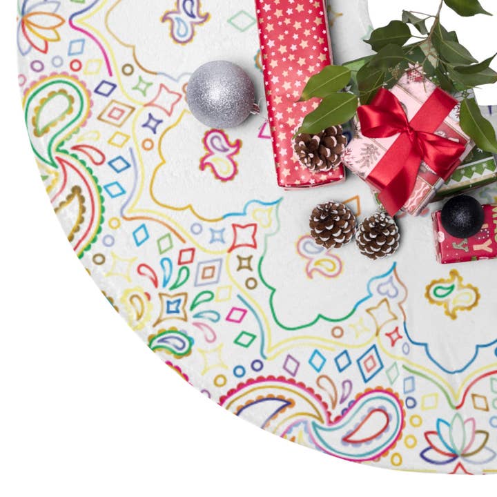 Gonna per albero di Natale vivace, decorazione natalizia stravagante per la vendita all'ingrosso da parte di LadyKCreations1