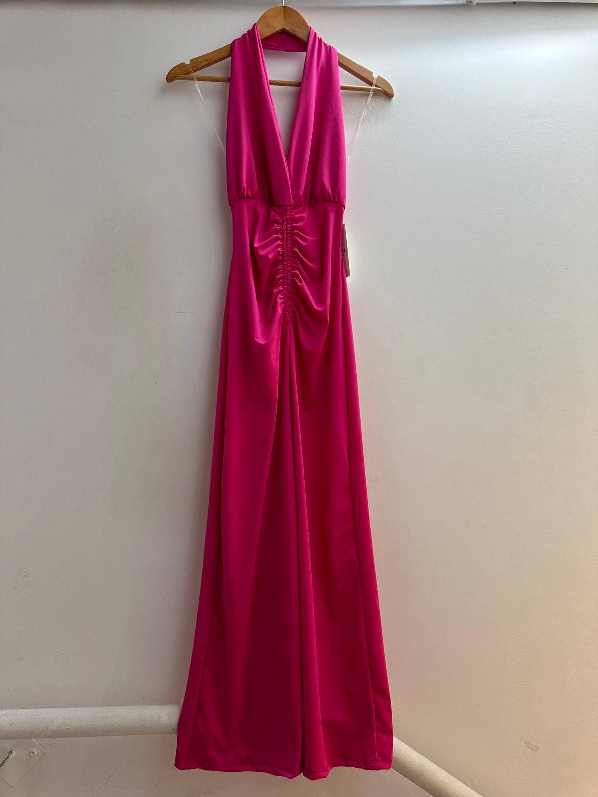 LORIANE – wholesale Dress – Women's – 6194 - Sleeveless long dress with bare shoulders6