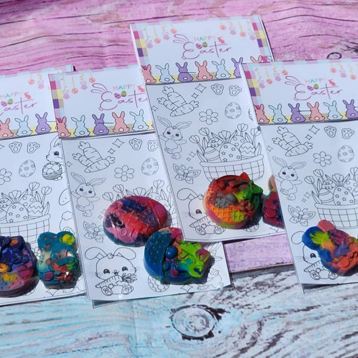 Snazzy Crayons - Wholesale Party gift - Easter Crayon Coloring Kit – Non-Toxic Crayons & Easter 3