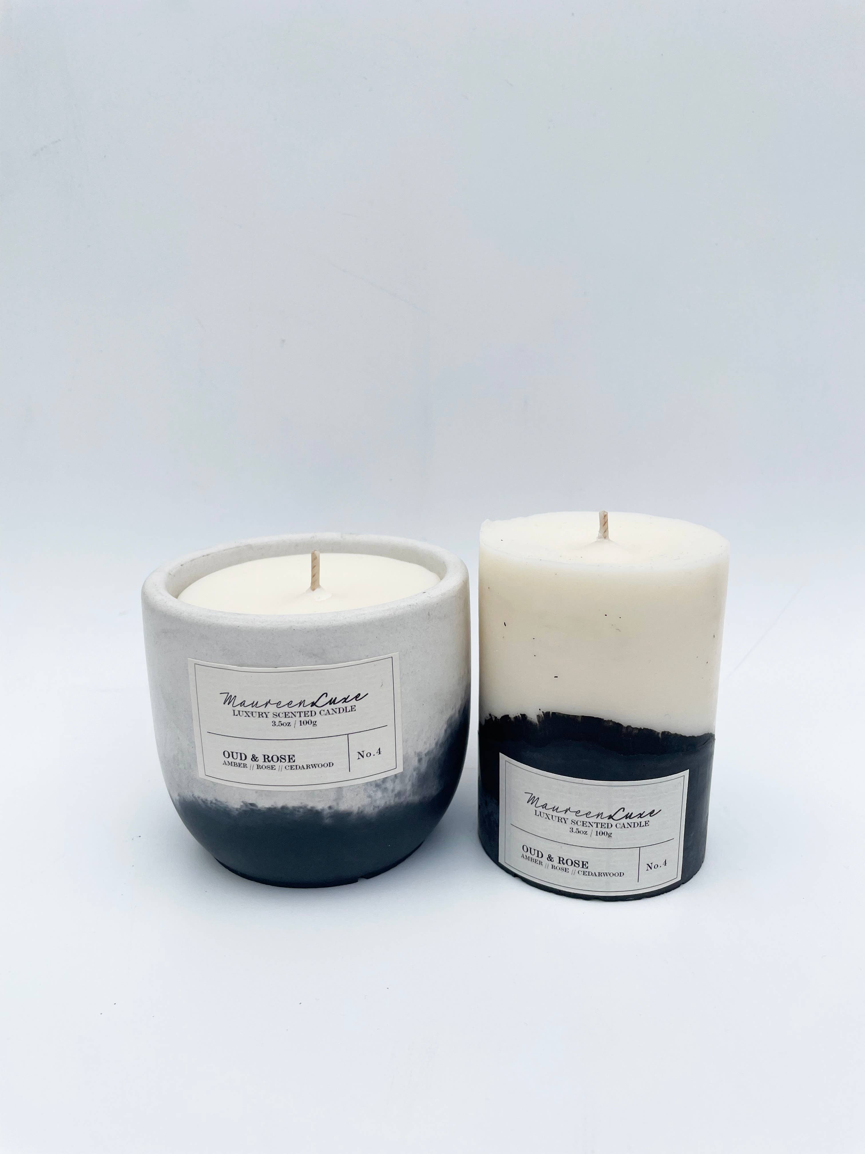 Maureen Luxe Studio – wholesale Pillar candle – Oud Pillar Candles6