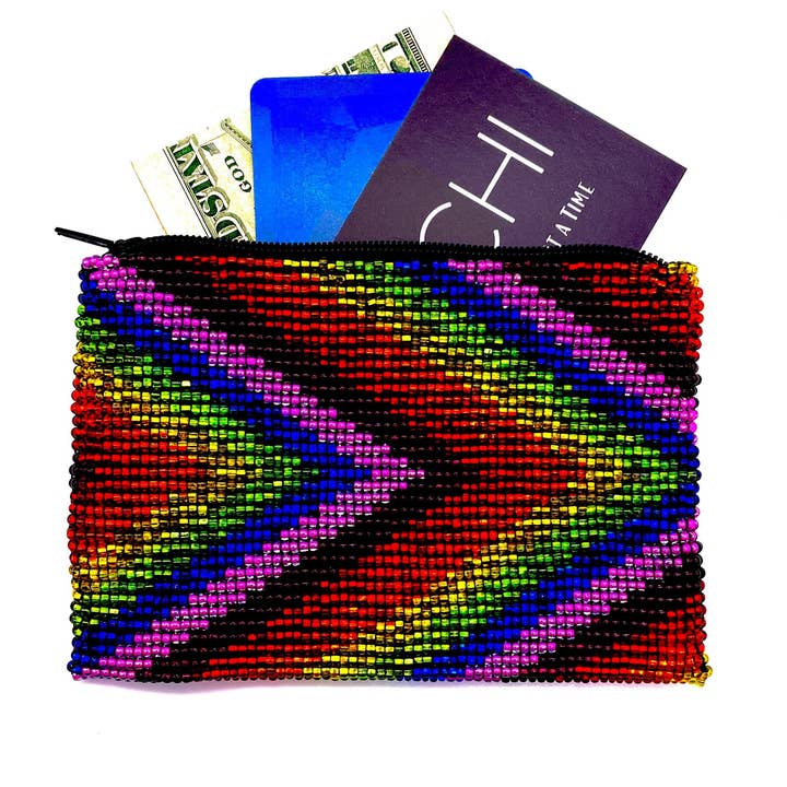 Regenboogzakje met rits voor wholesale door KAQCHI