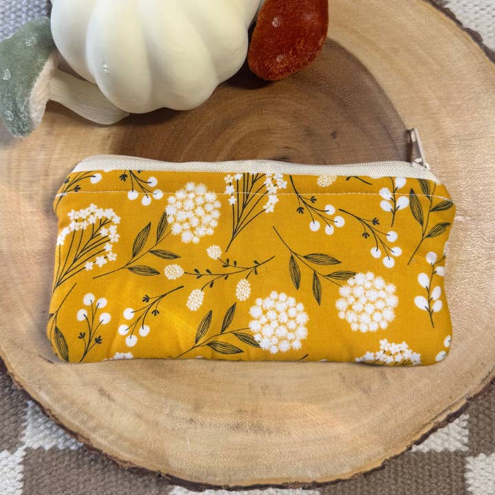 Pen Pouch in Golden Meadow for wholesale by Hannah Tyme Designs