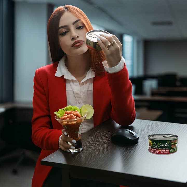 BOSANET - Wholesale Shelf-stable prepared meal - Soy Ceviche 4-Pack All Spicy 5.64oz Protein-Gluten free6