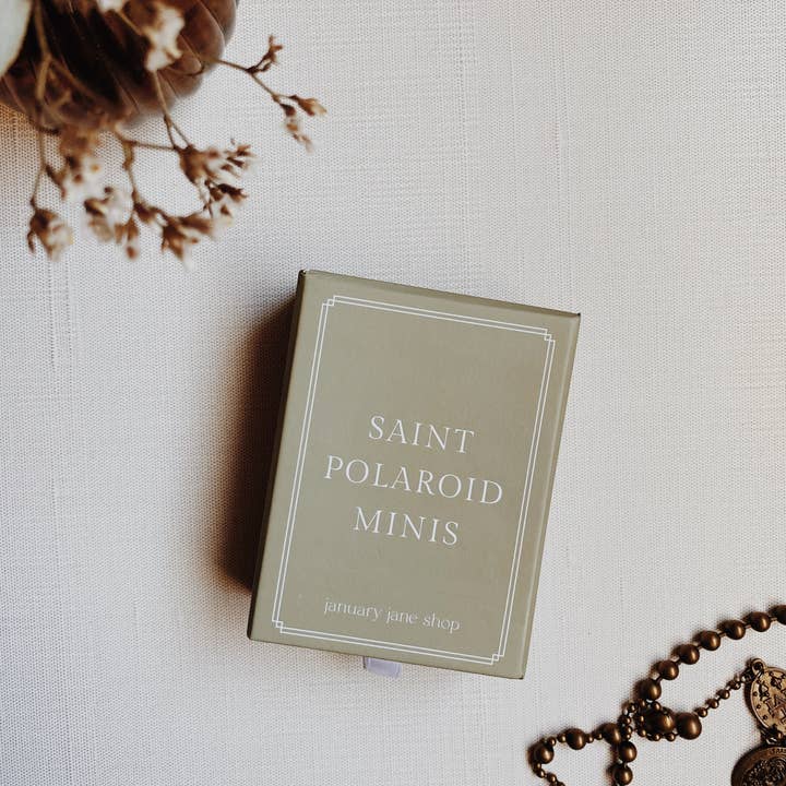 January Jane Shop - Wholesale Religious Card - Saint Polaroid Minis Full Collection12