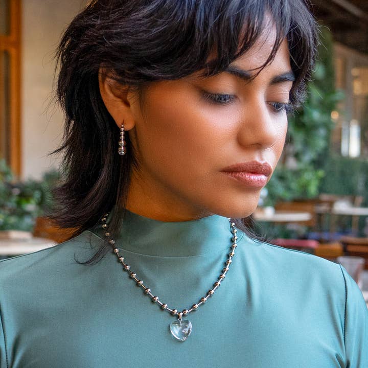 Peter and June - Wholesale Pendant/Charm Necklace - Die Heart Necklace - Stainless Steel4