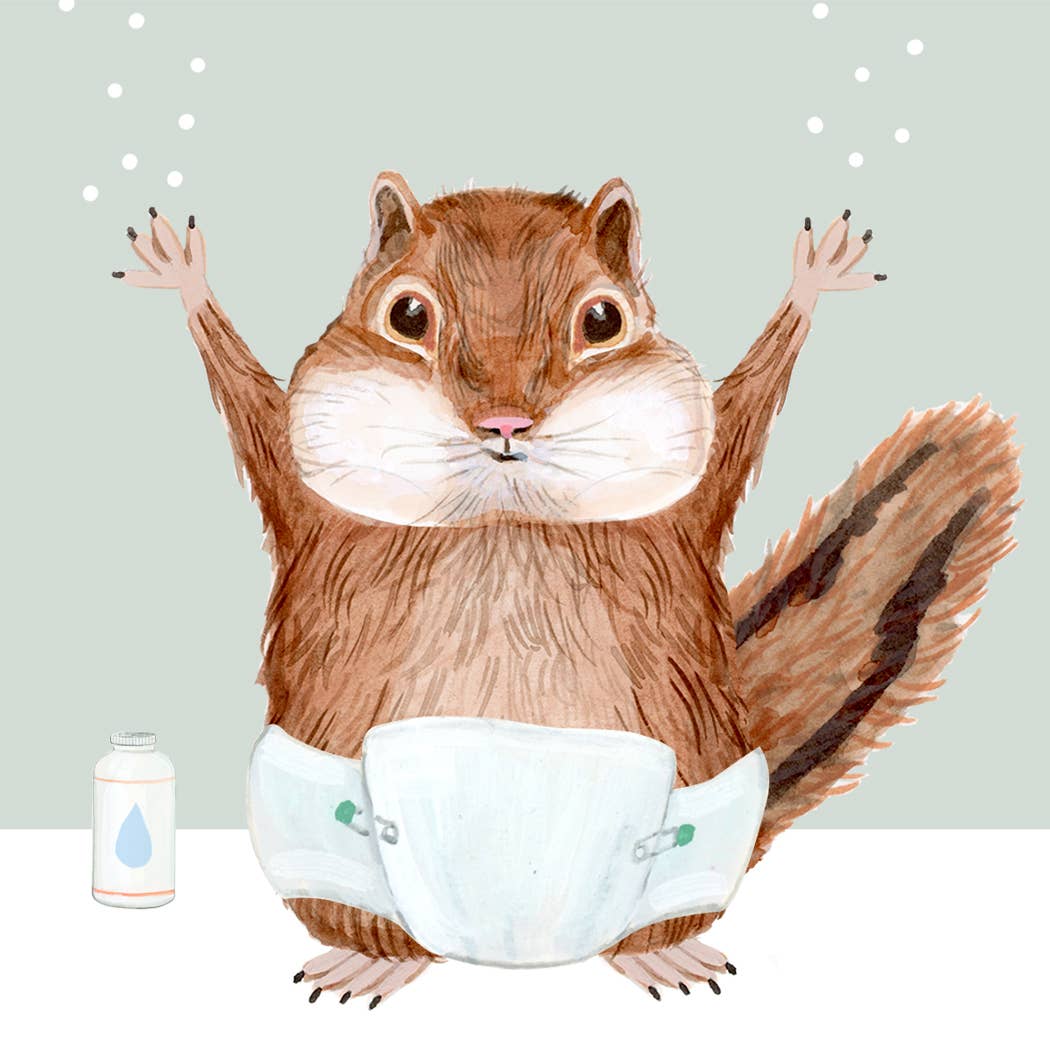 Dear Hancock – wholesale Baby card – Diapers Full of Chip!1