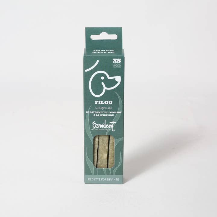 Evident - Vente Os à mâcher – chien - FILOU - Bâtonnet(s) de fromage à mâcher à la spiruline