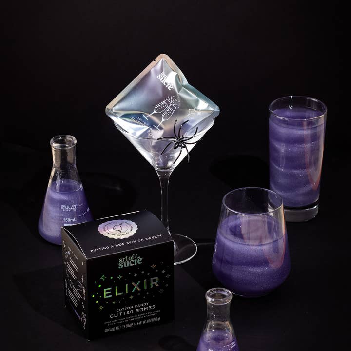 Art of Sucre - Wholesale Cotton Candy - Elixir Cotton Candy Drink Glitter Bombs